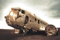 Dc3 plane wreckage Royalty Free Stock Photo