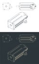 DC servo motor blueprints