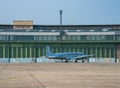 DC-4 troop carrier Airplain Airport Tempelhof in Berlin