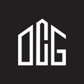 DCG letter logo design on black background.DCG creative initials letter logo concept.DCG letter design Royalty Free Stock Photo