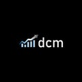 DCM Creative Unique abstract modern geometric vector symbol font logo design