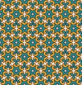 Vector Illustration of a Seamless Geometric Arabic Background