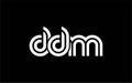 DDM Creative Unique Modern Letter Logo Design Royalty Free Stock Photo