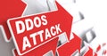 DDOS Attack. Information Concept.