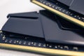 DDR4 DRAM computer memory module hardware macro Royalty Free Stock Photo