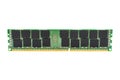 DDR3 memory module isolated on white background