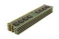 DDR2 Memory Modules Royalty Free Stock Photo