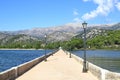 De Bosset Bridge on the island of Kefalonia Royalty Free Stock Photo