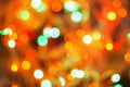 Colorful christmas lights bokeh Royalty Free Stock Photo