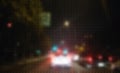 De-focused Night Street Lights, Blur style making bokeh scene Royalty Free Stock Photo