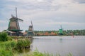 De Gekroonde Poelenburg, De Kat, Windmill De Zoeker windmill and Royalty Free Stock Photo