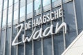 de Haagse zwaan logo sign. De Haagsche Zwaan is an office building Royalty Free Stock Photo