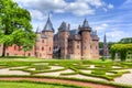 De Haar Castle near Utrecht, Netherlands Royalty Free Stock Photo