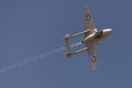 De Havilland Vampire Jet with Vapour Trail