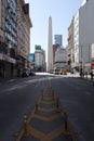 9 de Julio and Obelisco monument under quarentine