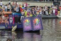 De Kasteelboot At The Gaypride Amsterdam The Netherlands 2019 Royalty Free Stock Photo
