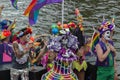 De Kasteelboot At The Gaypride Amsterdam The Netherlands 2019 Royalty Free Stock Photo