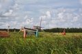 Outdoor shipwreck and beachcombing museum on island Texel