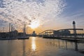 De la Fusta Pier in Barcelona, Spain Royalty Free Stock Photo