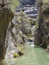 De la Hoz gorge in Calomarde, Teruel, Spain Royalty Free Stock Photo