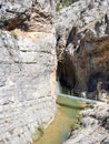 De la Hoz gorge in Calomarde, Teruel, Spain Royalty Free Stock Photo