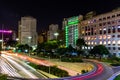 23 de maio Avenue in Sao Paulo, Brazil at Night - Sao Paulo Lights - Long Exposure