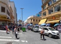 25 de Marco Street, popular shopping street in downtown Sao Paulo - Sao Paulo, Brazil Royalty Free Stock Photo