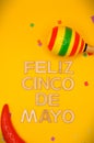 5 de mayo background Royalty Free Stock Photo