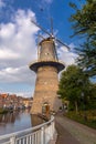 De Noord is a windmill located in Schiedam, the Netherlands