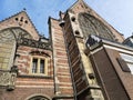 De Oude Kerk church of Amsterdam city, in Holland, Netherlands Royalty Free Stock Photo