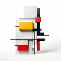 De Stijl Inspired Multilayered Mixed Media Structure