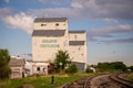 De Winton Grain Elevators Royalty Free Stock Photo