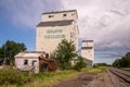 De Winton Grain Elevators Royalty Free Stock Photo