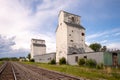 De Winton Grain Elevators Royalty Free Stock Photo