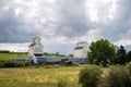 De Winton Grain Elevators Royalty Free Stock Photo