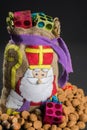 'De zak van Sinterklaas' (St. Nicholas' bag) filled with 'pepern