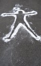 Dead Body Chalk Outline