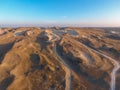 Dead Dunes in Neringa, Lithuania Royalty Free Stock Photo