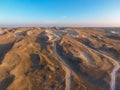 Dead Dunes in Neringa, Lithuania Royalty Free Stock Photo