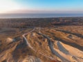 Dead Dunes in Neringa, Lithuania Royalty Free Stock Photo