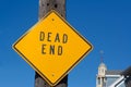 Dead End Yellow Sign