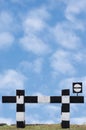 Dead end no through train railroad traffic sign, Royalty Free Stock Photo