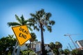 Dead end post sign, Fort Lauderdale, Florida, United States of America