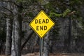 Dead end road sign Royalty Free Stock Photo