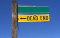 Dead End Sign