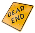 Dead end sign Royalty Free Stock Photo