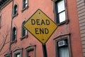 Dead end sign Royalty Free Stock Photo