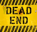 Dead end sign Royalty Free Stock Photo