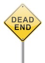 Dead End traffic sign Royalty Free Stock Photo