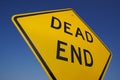 Dead End Traffic Sign Royalty Free Stock Photo
